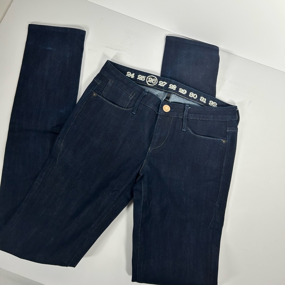 Blue Skinny Jeans with High-Rise Waist NWOT never worn